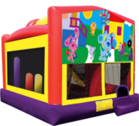 Blues Clues Large Combo Obstacle Course Bounce House 20x16 with Slide and Hoop Blues Clues Large Combo Obstacle Course Bounce House 20x16 with Slide and Hoop