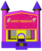 Princess Castle Happy Birthday 13x13 Fun House Princess Castle Happy Birthday 13x13 Fun House