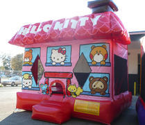 USED HELLO KITTY LICENSED 13X13 BOUNCE HOUSE USED HELLO KITTY LICENSED 13X13 BOUNCE HOUSE