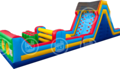 Obstacle Course - 50 Feet Long w/ GIANT Slide Obstacle Course - 50 Feet Long w/ GIANT Slide