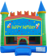 Boys Happy Birthday Pastel Castle 13x13 Fun House Boys Happy Birthday Pastel Castle 13x13 Fun House