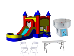 Combo 5 in 1 deal with Cotton Candy Machine with 16 Chairs and 2 Tables Combo 5 in 1 deal with Cotton Candy Machine with 16 Chairs and 2 Tables