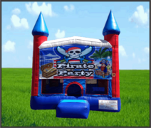 Pirate Fun House Patriotic 13x13 Castle Bouncer Pirate Fun House Patriotic 13x13 Castle Bouncer